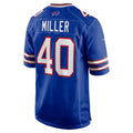 Odoa B.Bills #40 Von Miller Royal Game Jersey