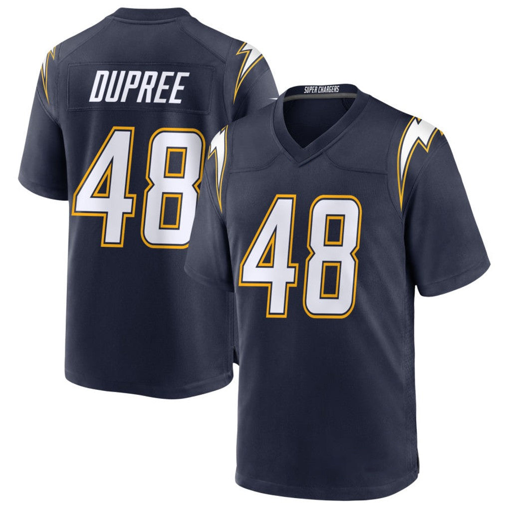 LA.Chargers #48 Bud Dupree Player Navy Alternate Home Game Odoa Stitched Jerseys