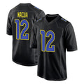 LA.Rams #12 Puka Nacua Player Black Fashion Limited Home Game Odoa Stitched Jerseys