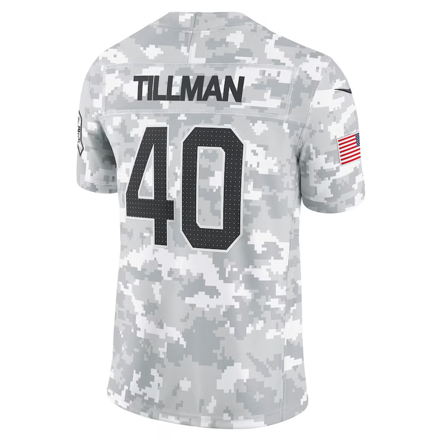 A.Cardinals #40 Pat Tillman Player Camo Salute to Service Limited Odoa Stitched Jerseys