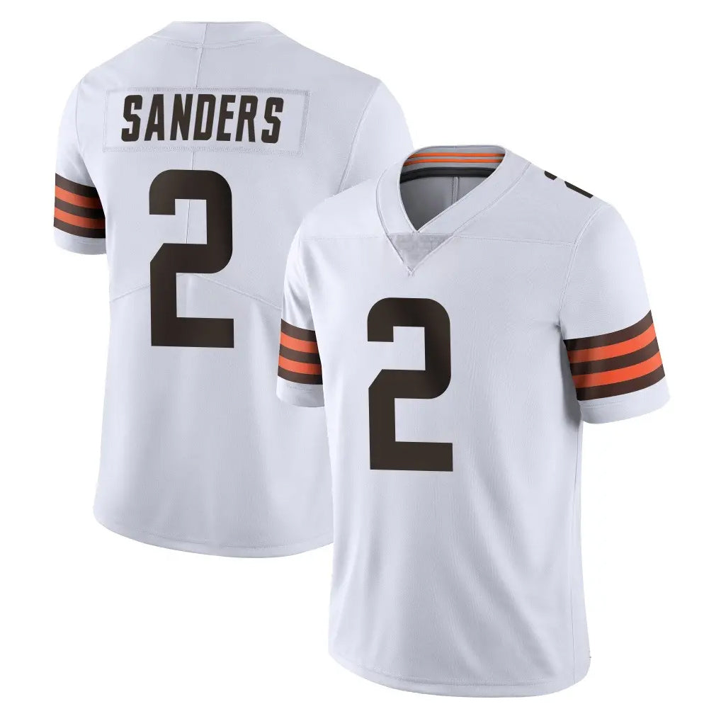 C.Browns #2 Shedeur Sanders Player White Vapor Untouchable Limited Home Game Odoa Stitched Jerseys