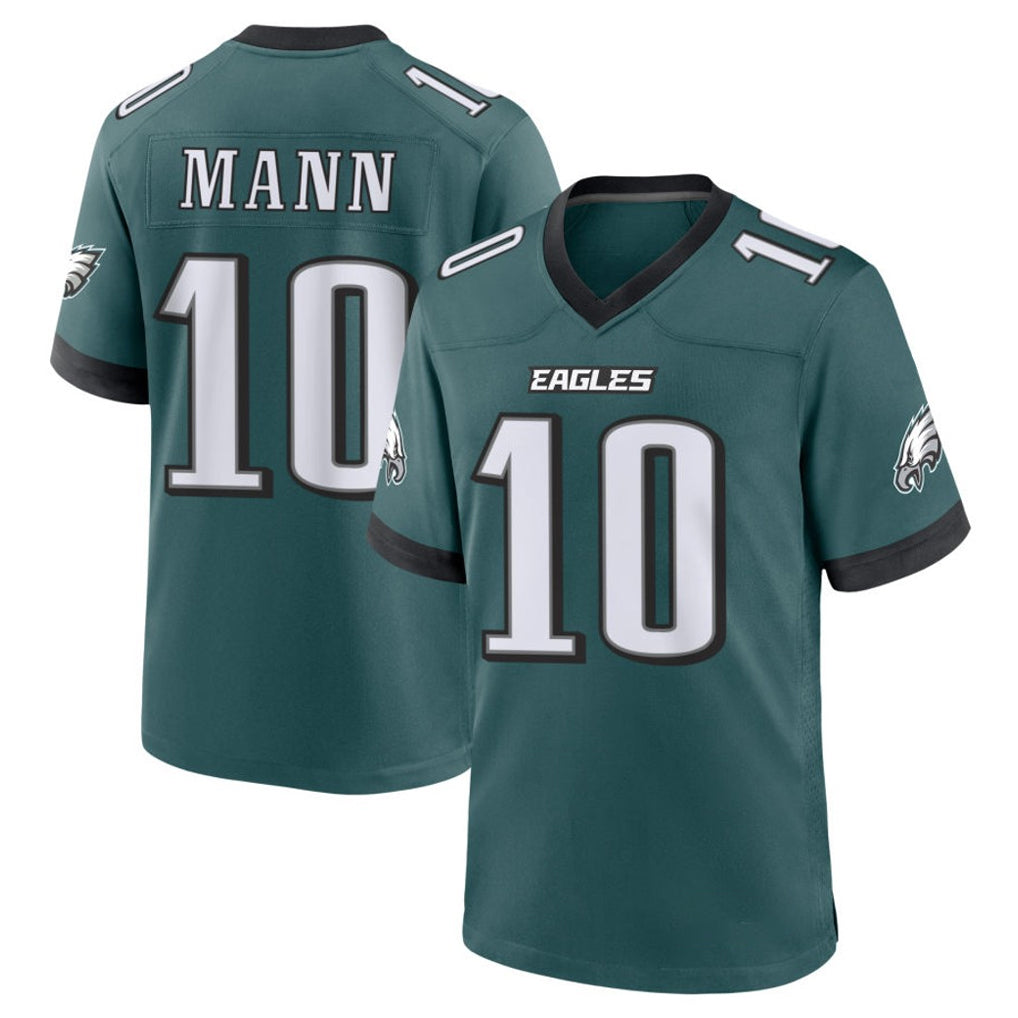 P.Eagles #10 Braden Mann Player Green Home Game Odoa Stitched Jerseys