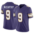 M.Vikings #9 J.J. McCarthy Player Purple Limited Classic Vapor F.U.S.E. Home Game Odoa Stitched Jerseys