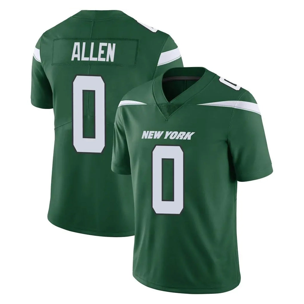 NY.Jets #0 Braelon Allen Player Green Limited Vapor Home Game Odoa Stitched Jerseys