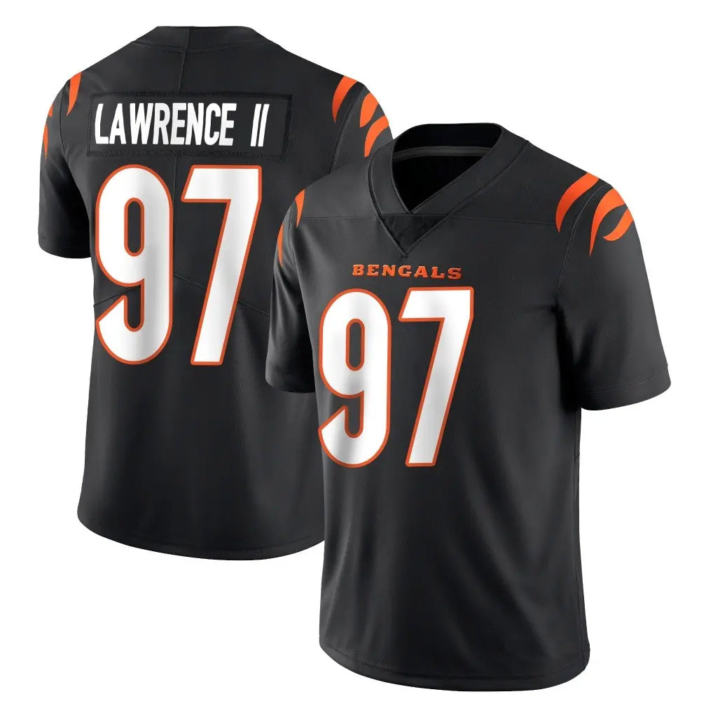 C.Bengals #97 Dexter Lawrence II Player Black Vapor Untouchable Limited Home Game Odoa Stitched Jerseys