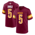 W.Commanders #5 Jayden Daniels Player Burgundy Home Game Odoa Stitched Jerseys