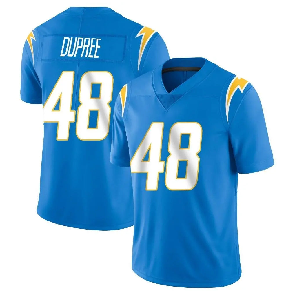 LA.Chargers #48 Bud Dupree Player Blue Limited Vapor Untouchable Home Game Odoa Stitched Jerseys