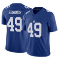 NY.Giants #49 Tremaine Edmunds Player Royal Limited Vapor F.U.S.E. Home Game Odoa Stitched Jerseys