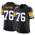 P.Steelers #76 Troy Fautanu Player Black Limited Alternate Vapor F.U.S.E. Home Game Odoa Stitched Jerseys