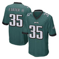 P.Eagles #35 Michael Carter II Player Team Color Green Home Game Odoa Stitched Jerseys