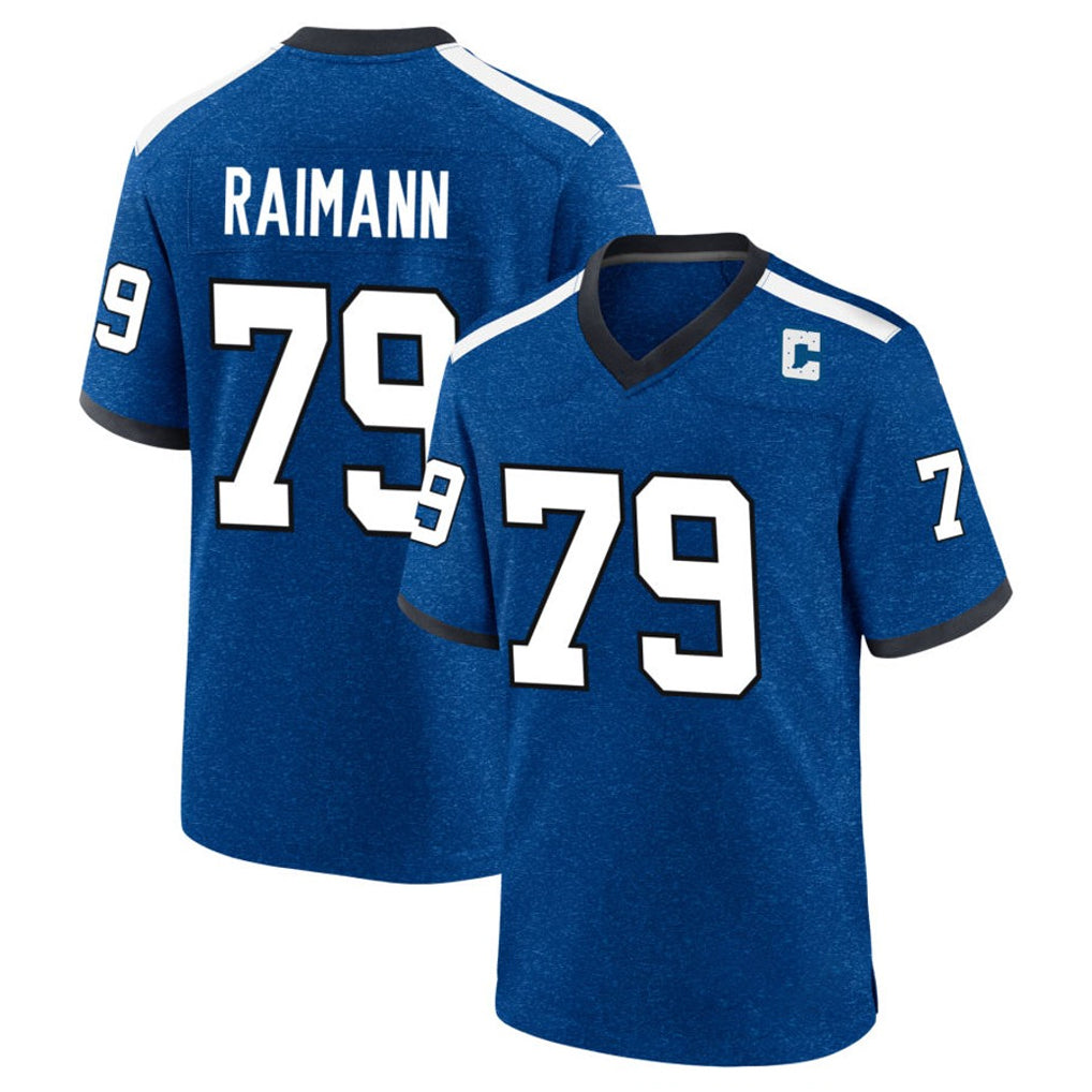 IN.Colts #79 Bernhard Raimann Player Royal Alternate Indiana Nights Home Game Odoa Stitched Jerseys