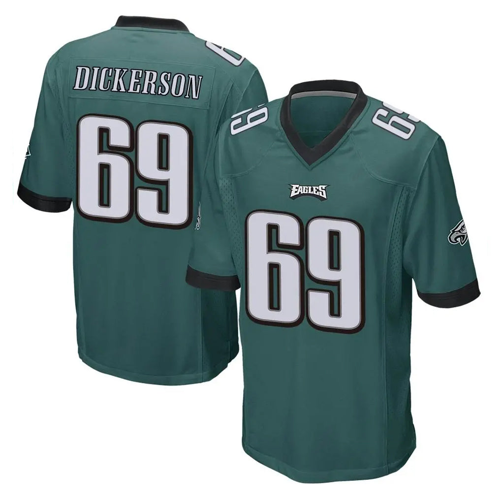 P.Eagles #69 Landon Dickerson Player Team Color Green Home Game Odoa Stitched Jerseys