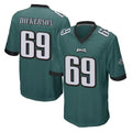 P.Eagles #69 Landon Dickerson Player Team Color Green Home Game Odoa Stitched Jerseys