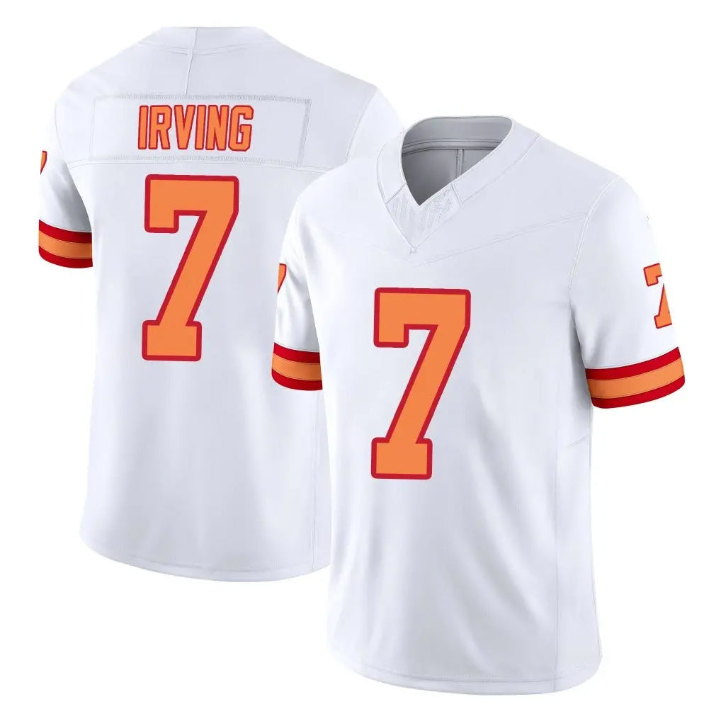 TB.Buccaneers #7 Bucky Irving Player White Limited '76 Vapor F.U.S.E. Home Game Odoa Stitched Jerseys