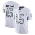LV.Raiders #15 Fernando Mendoza Player White Limited Color Rush Home Game Odoa Stitched Jerseys