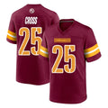 W.Commanders #25 Nick Cross Player Burgundy Home Game Odoa Stitched Jerseys