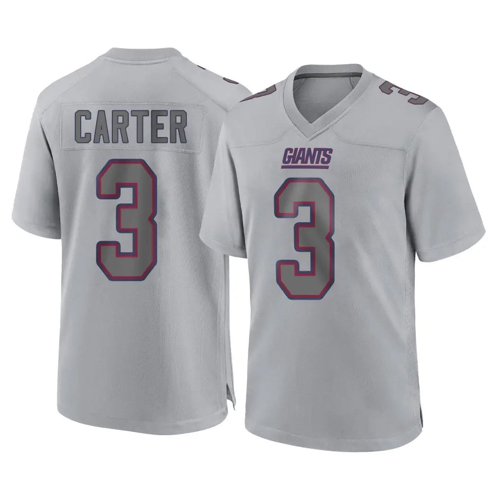 NY.Giants #3 Abdul Carter Player Gray Atmosphere Fashion Limited Game Odoa Stitched Jerseys