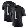 LV.Raiders #1 Tre Tucker Player Black Limited Vapor Untouchable Home Game Odoa Stitched Jerseys