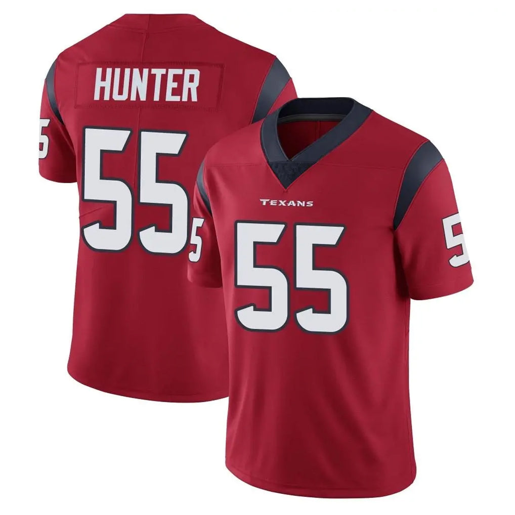 H.Texans #55 Danielle Hunter Player Red Limited Vapor Untouchable Home Game Odoa Stitched Jerseys