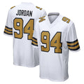 NO.Saints #94 Cameron Jordan Player White Alternate Home Game Odoa Stitched Jerseys