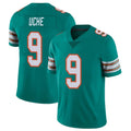 M.Dolphins #9 Joshua Uche Player Aqua Limited Alternate Vapor Untouchable Home Game Odoa Stitched Jerseys