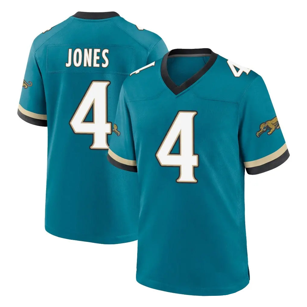 J.Jaguars #4 Jarrian Jones Player Teal Prowler Throwback Limited Home Game Odoa Stitched Jerseys
