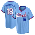 Odoa A.Braves #18 Mike Yastrzemski player Blue Limited Powder 2026 City Connect Stadium Stitched Jerseys