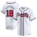 Odoa A.Braves #18 Mike Yastrzemski player White Limited Home Stitched Jerseys
