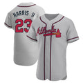 Odoa A.Braves #23 Michael Harris II player Gray Authentic Road Stitched Jerseys