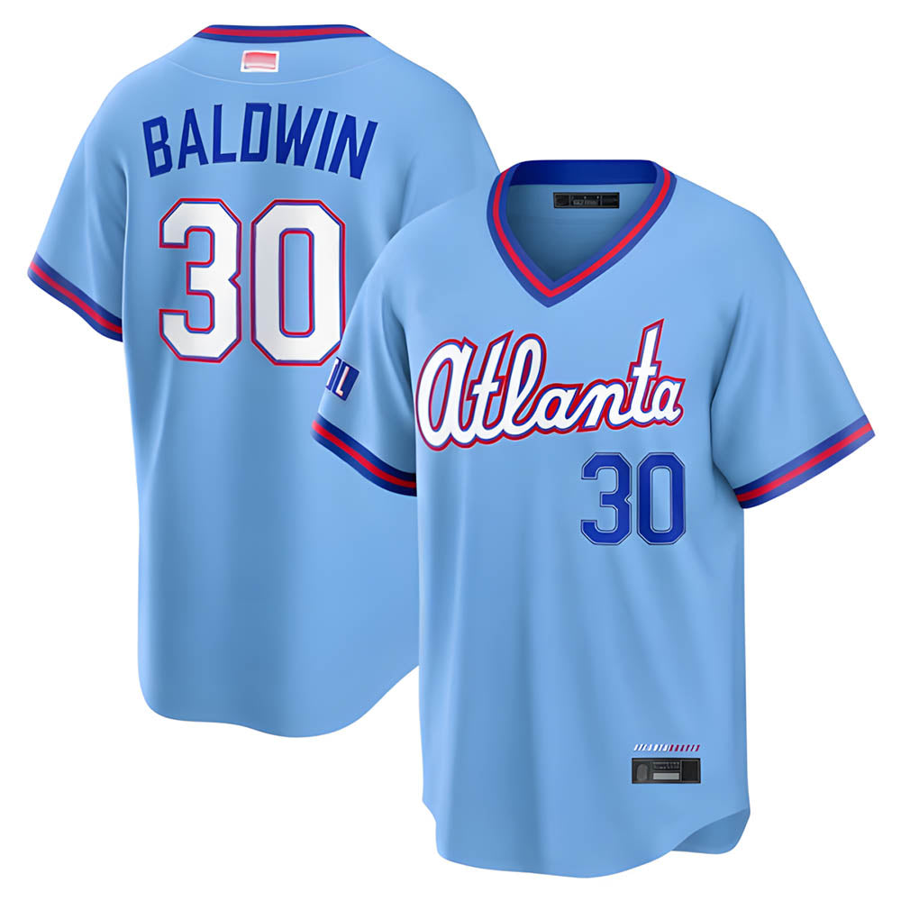 Odoa A.Braves #30 Drake Baldwin player Blue 2026 City Connect Stadium Stitched Jerseys