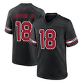 Odoa A.Cardinals #18 Marvin Harrison Jr. Player Black Alternate Game Stitched Jerseys