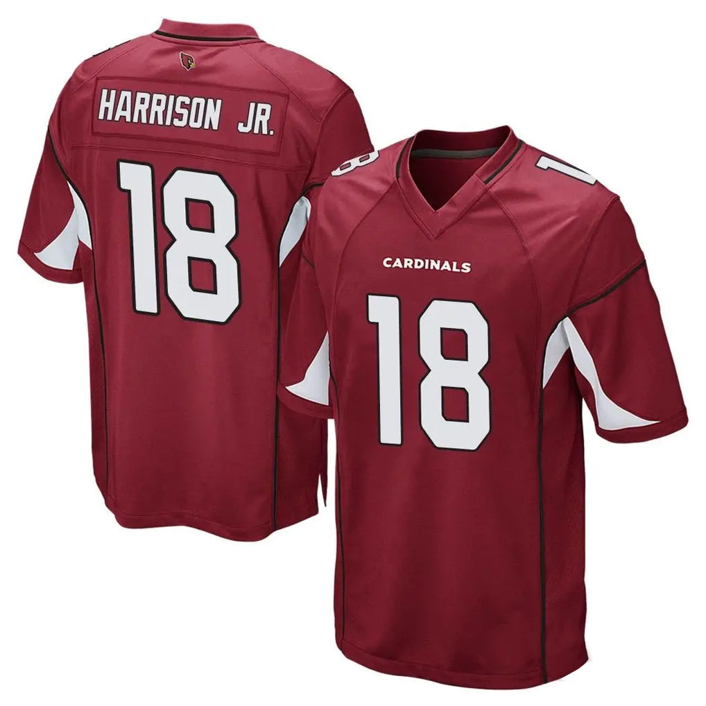 Odoa A.Cardinals #18 Marvin Harrison Jr. Player Cardinal Home Game Stitched Jerseys