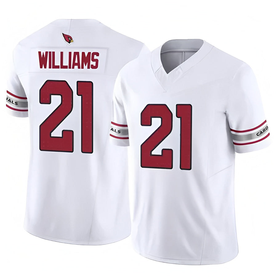 Odoa A.Cardinals #21 Garrett Williams Player White Game Home Stitched Jerseys
