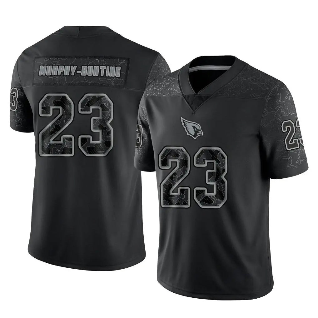 Odoa A.Cardinals #23 Sean Murphy-Bunting Player Black RFLCTV Limited Home Game Stitched Jerseys