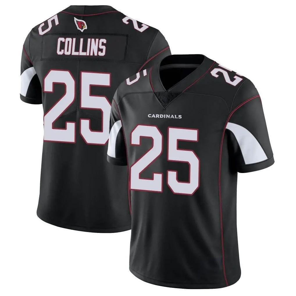 Odoa A.Cardinals #25 Zaven Collins Player Black Vapor Limited Home Game Stitched Jerseys