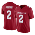 Odoa A.Cardinals #2 Will Johnson Player Cardinal Vapor F.U.S.E. Limited Home Game Stitched Jerseys