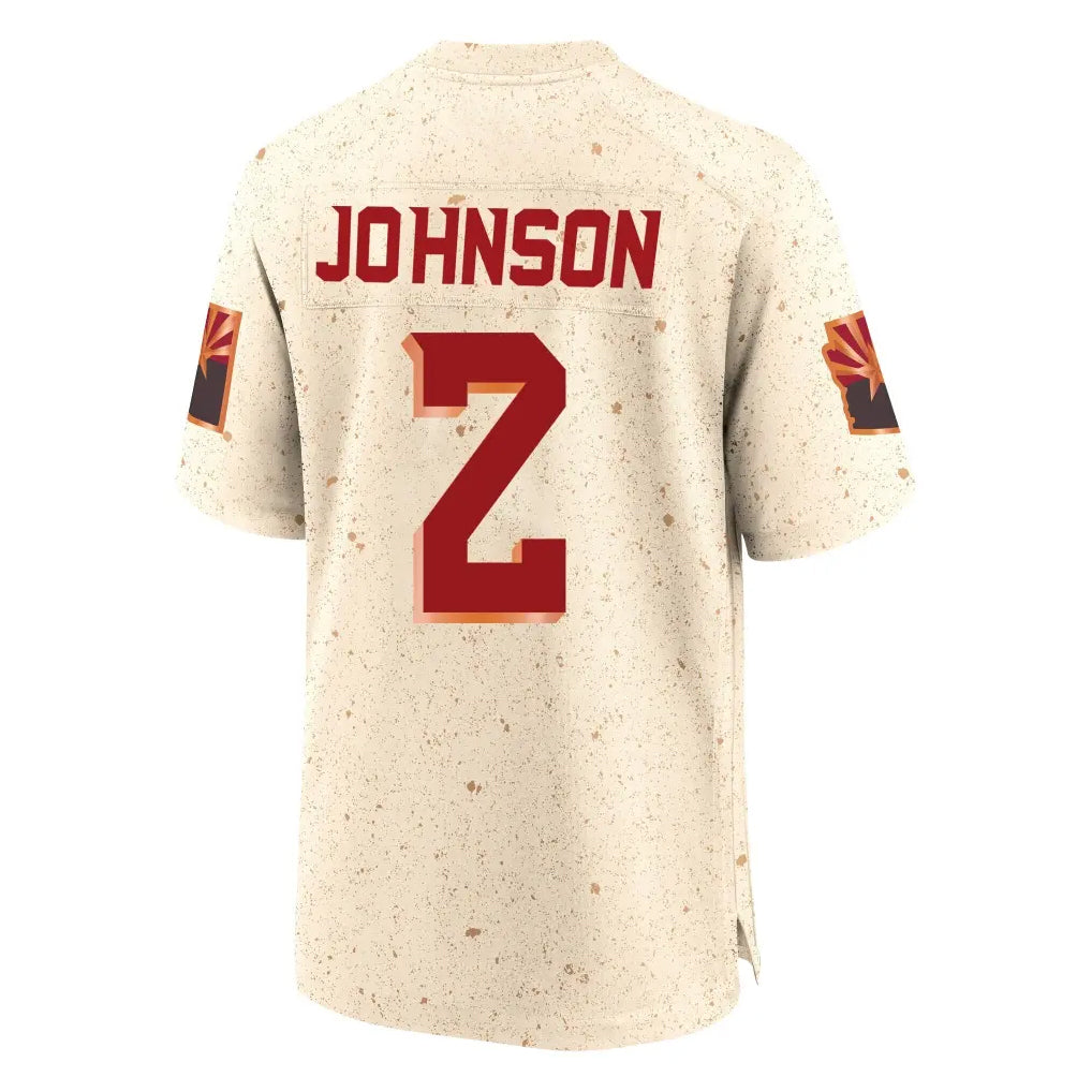 Odoa A.Cardinals #2 Will Johnson Player Cream Rivalries Collection Game Stitched Jerseys