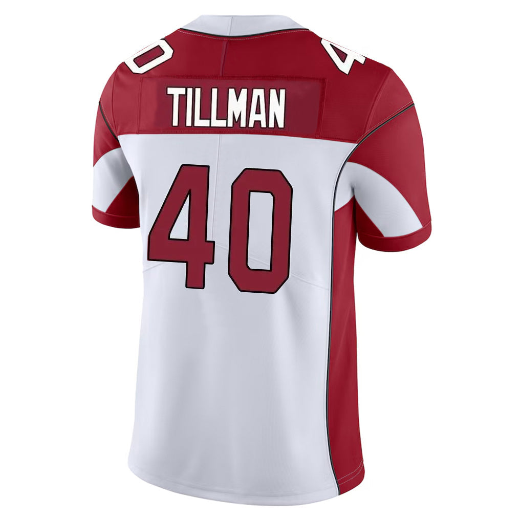 Odoa A.Cardinals #40 Pat Tillman Player White Vapor Limited Home Game Stitched Jerseys