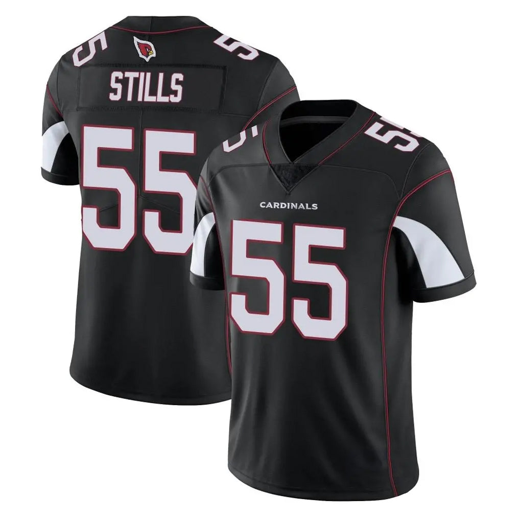 Odoa A.Cardinals #55 Dante Stills Player Black Vapor Limited Home Game Stitched Jerseys