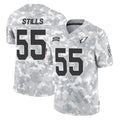 Odoa A.Cardinals #55 Dante Stills Player Camo Salute to Service Limited Home Stitched Jerseys