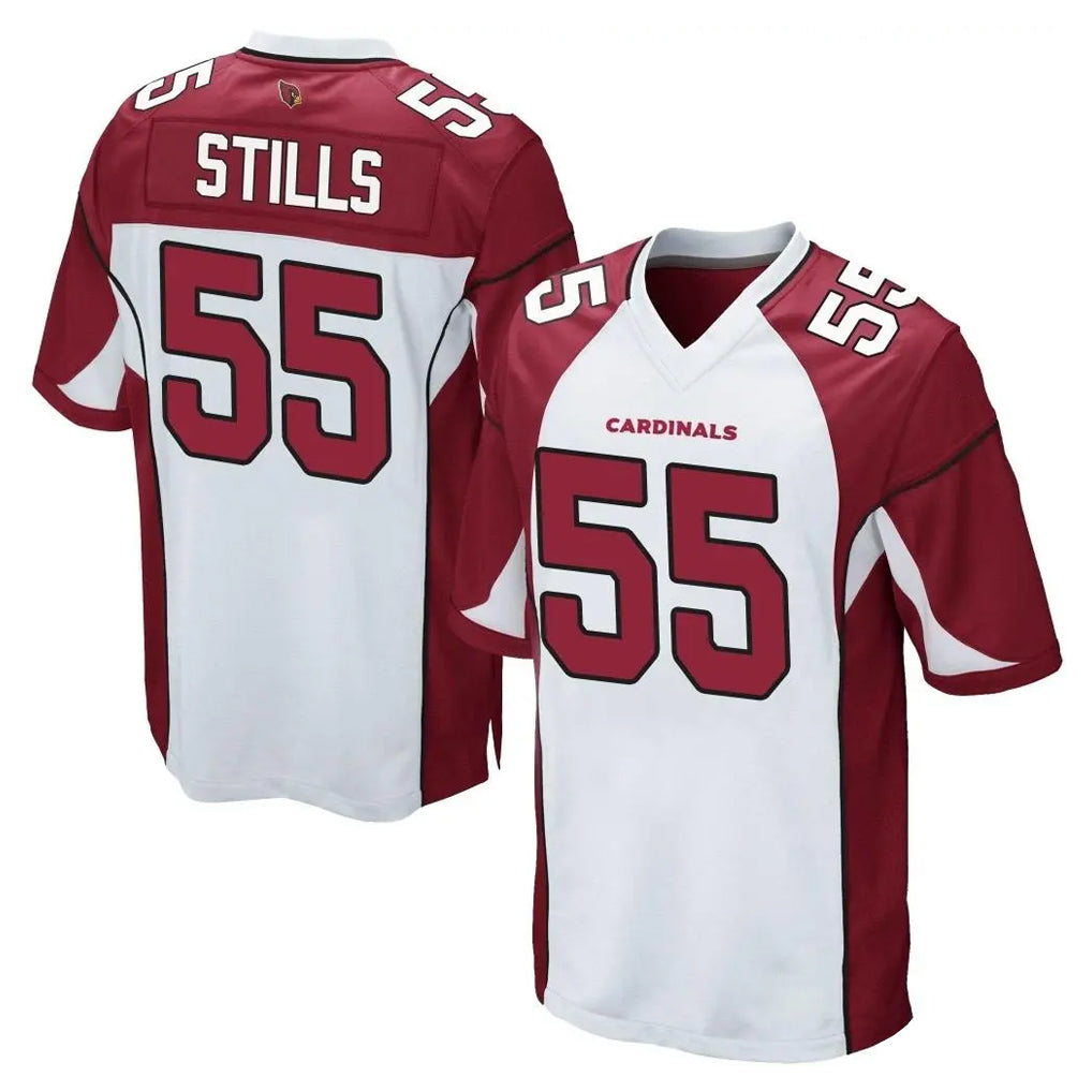 Odoa A.Cardinals #55 Dante Stills Player White Cardinal Home Game Stitched Jerseys