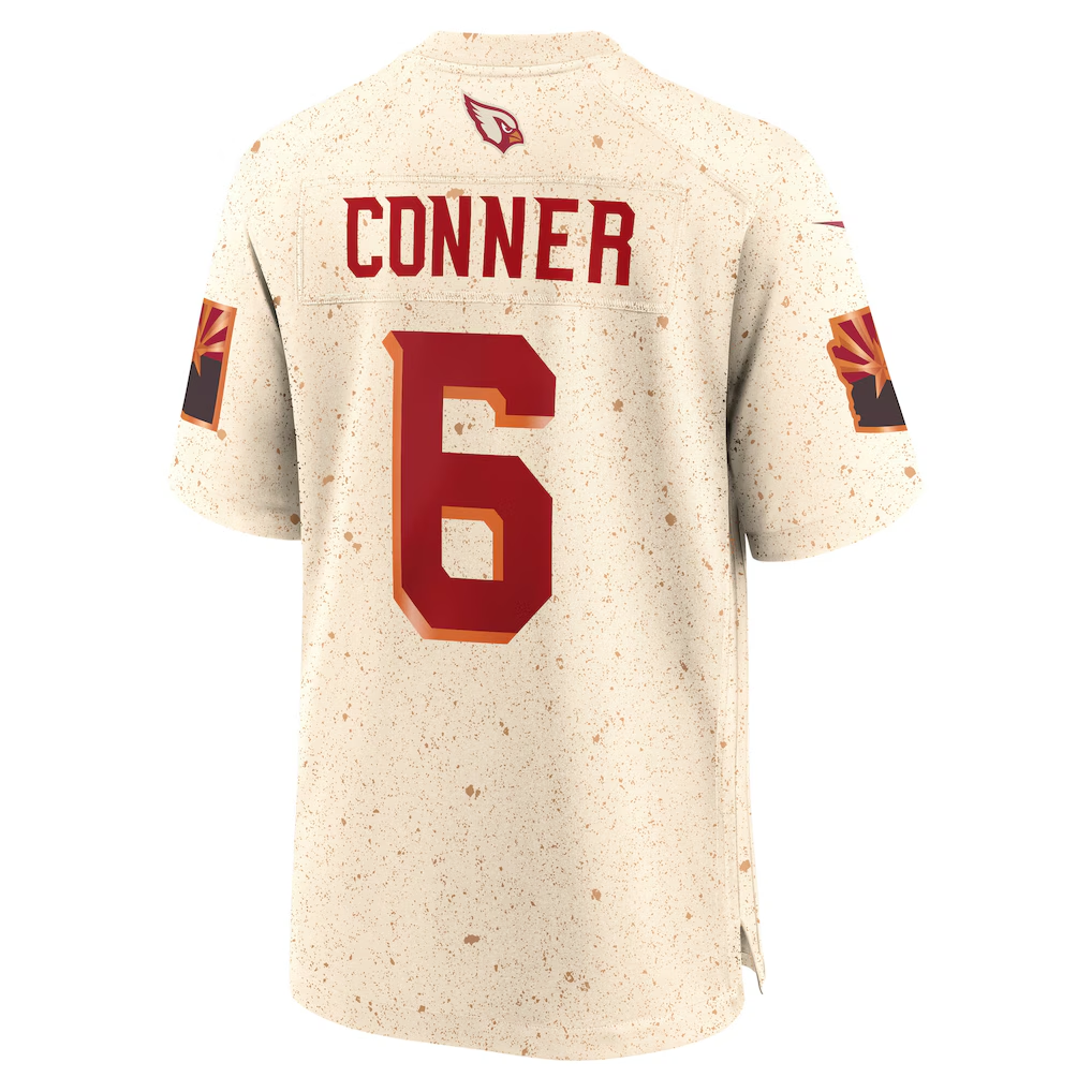 Odoa A.Cardinals #6 James Conner Natural 2025 Rivalries Collection Game Stitched Jerseys