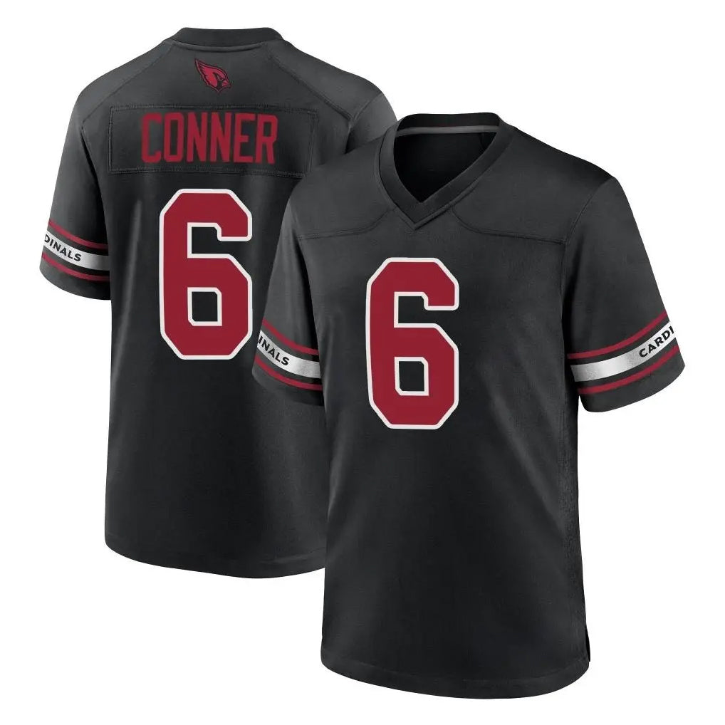 Odoa A.Cardinals #6 James Conner Player Black Alternate Game Stitched Jerseys