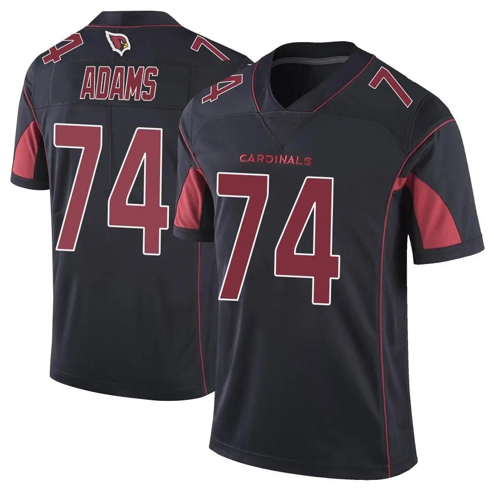 Odoa A.Cardinals #74 Isaiah Adams Player Black Limited Elite Home Game Stitched Jerseys