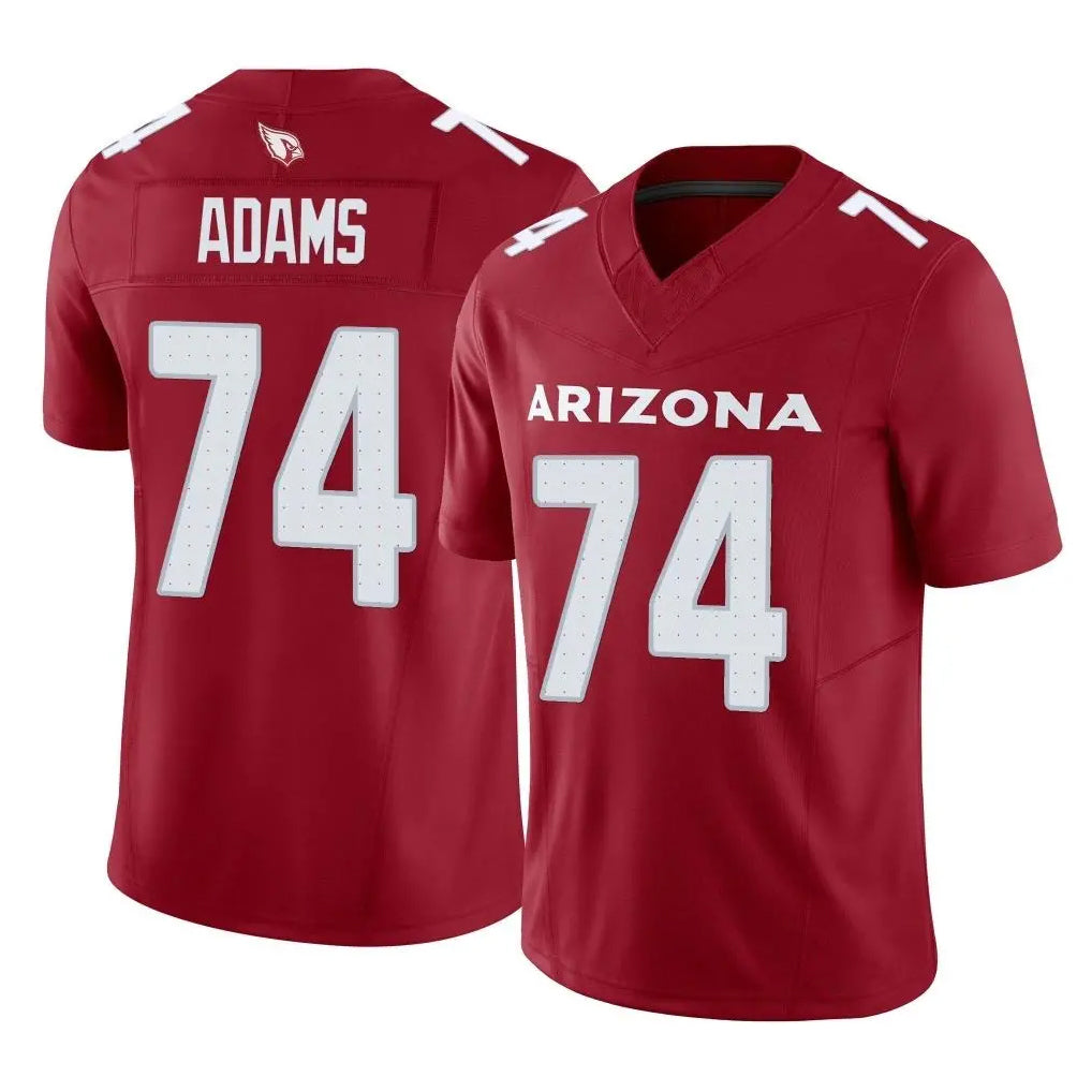 Odoa A.Cardinals #74 Isaiah Adams Player Cardinal Vapor F.U.S.E. Limited Home Game Stitched Jerseys