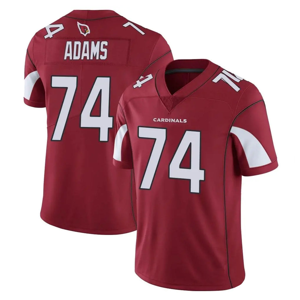 Odoa A.Cardinals #74 Isaiah Adams Player Cardinal Vapor Limited Home Game  Stitched Jerseys