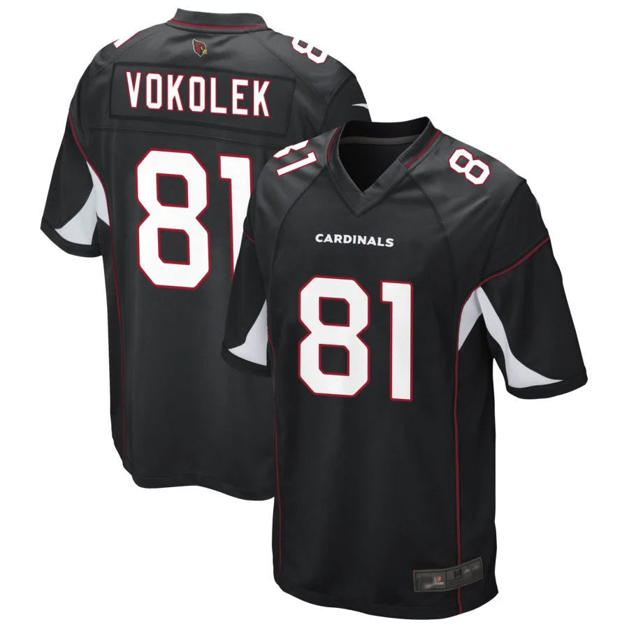 Odoa A.Cardinals #81 Travis Vokolek Player Black Game Stitched Jerseys