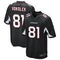 Odoa A.Cardinals #81 Travis Vokolek Player Black Game Stitched Jerseys
