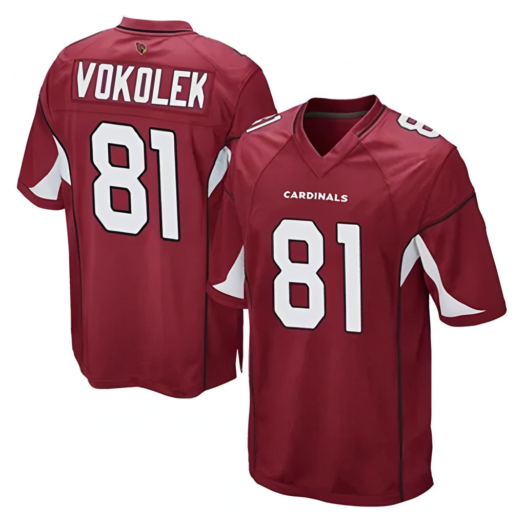 Odoa A.Cardinals #81 Travis Vokolek Player Cardinal Game Stitched Jerseys