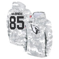 Odoa A.Cardinals #85 Trey McBride Player Camo Salute to Service Hoodies Stitched Jerseys